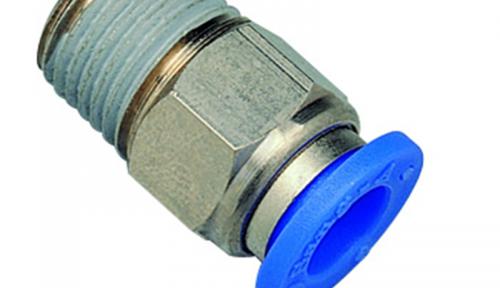 Đầu nối khí GPC 0604 SANG A ( Nối thẳng ren 21 phi 6 )